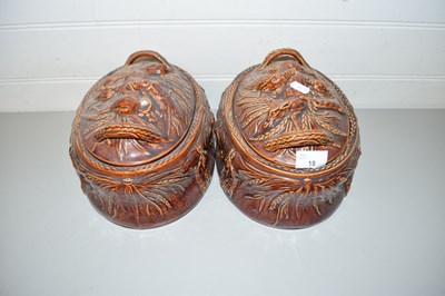Lot 18 - TWO PORTMEIRION COVERED DISHES