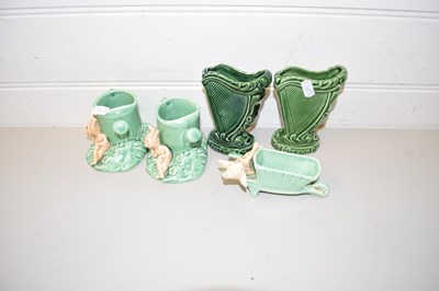 Lot 71 - COLLECTION OF SYLVAC SMALL VASES DECORATED...