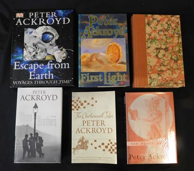 Lot 109 - PETER ACKROYD: 6 titles, all signed: FIRST...