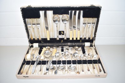 Lot 88 - CASE OF SILVER PLATED CUTLERY