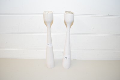 Lot 95 - PAIR OF DANISH CANDLESTICK MARKED ILLUMS...