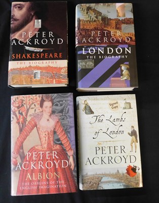 Lot 110 - PETER ACKROYD: 4 titles: all signed: LONDON...