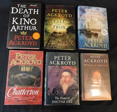 Lot 111 - PETER ACKROYD: 6 titles: all signed:...