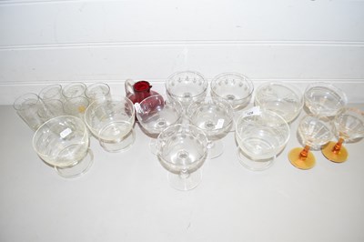 Lot 128 - COLLECTION OF VARIOUS CHAMPAGNE BOWLS, SUNDAE...