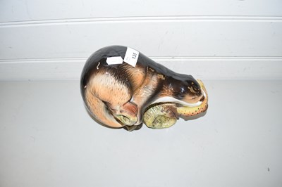 Lot 135 - SYLVAC MODEL OF AN OTTER WITH A FISH