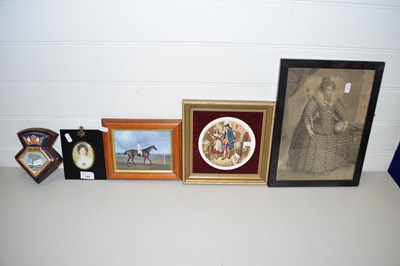 Lot 145 - MIXED LOT: REPRODUCTION MINIATURE PICTURE,...