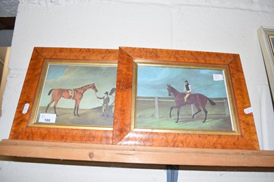 Lot 188 - PAIR OF REPRODUCTION COLOURED PRINTS, HORSE...