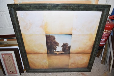 Lot 219 - GROUP OF FOUR VARIOUS LARGE CONTEMPORARY...