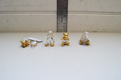 Lot 68 - COLLECTION OF VARIOUS SMALL CRYSTAL GLASS ANIMALS