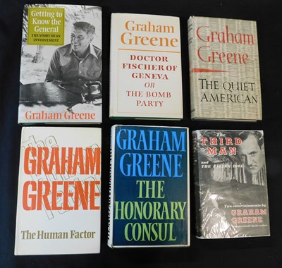 Lot 130 - GRAHAM GREENE: 6 titles: THE THIRD MAN AND THE...