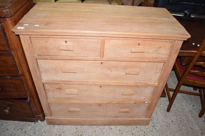 Lot 326 - LATE VICTORIAN AMERICAN WALNUT FIVE DRAWER CHEST