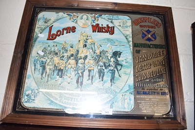 Lot 343 - GREEN LEES BROTHERS WHISKEY ADVERTISING MIRROR
