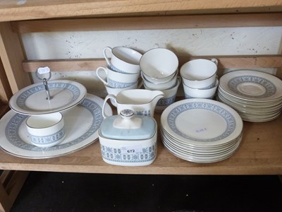 Lot 672 - QUANTITY OF ROYAL DOULTON COUNTERPOINT TEA WARES