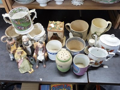 Lot 677 - MIXED LOT: ASSORTED CERAMICS TO INCLUDE...
