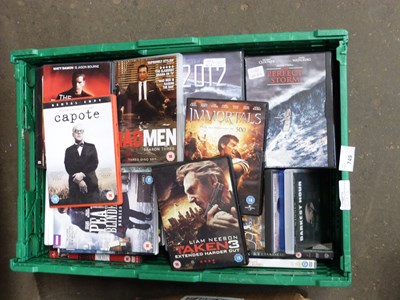 Lot 749 - ONE BOX OF DVD'S