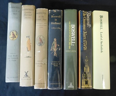 Lot 149 - FREDERICK A POTTLE (ED): 4 titles: BOSWELL'S...