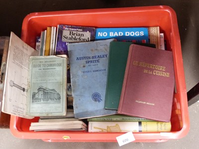 Lot 606 - ONE BOX OF MIXED BOOKS