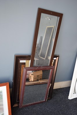 Lot 254 - 3 mixed framed mirrors