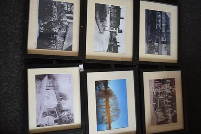 Lot 261 - 14 framed local history photographs/prints of...