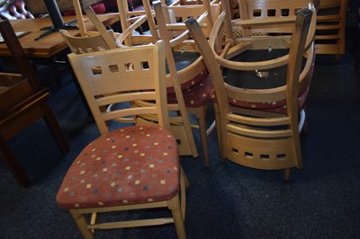 Lot 240 - 7 upholstered dining chairs