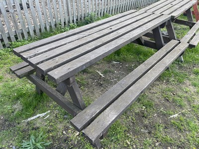 Lot 364 - Picnic garden bench 180 x 120 cm