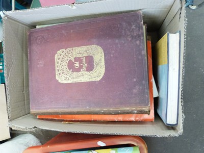 Lot 827 - BOX OF MIXED BOOKS TO INCLUDE OLD ENGLAND