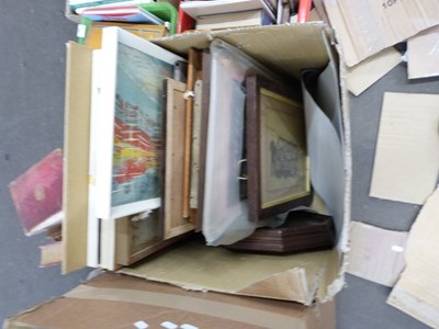 Lot 868 - BOX OF VARIOUS ASSORTED PICTURES