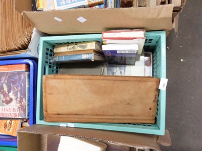 Lot 858 - ONE BOX OF MIXED BOOKS TO INCLUDE CHEMISTS LOG...