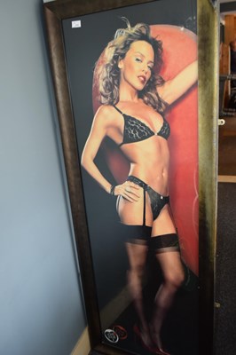 Lot 272 - Framed photographic print of Kyle Minogue,...