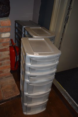 Lot 282 - 3 domestic modula storage towers, height...