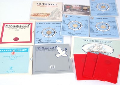 Lot 525 - Box: Modern channel islands and isle of man coins