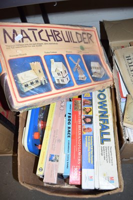 Lot 603 - BOX CONTAINING QUANTITY OF VARIOUS BOARD GAMES