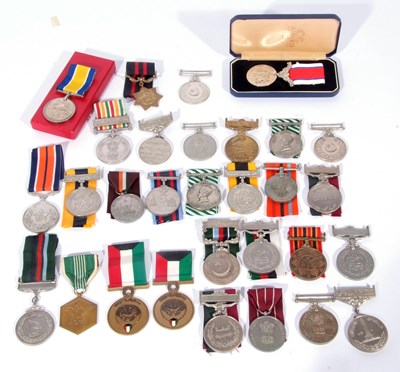 Lot 530 - Box: Quantity of modern medals mainly Pakistan