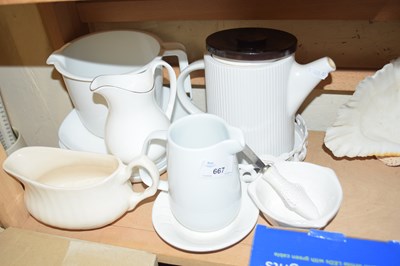 Lot 667 - QUANTITY OF ROYAL DOULTON AND OTHER WHITE...