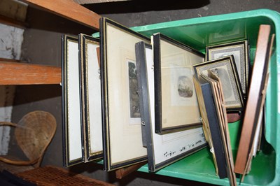Lot 690 - BOX CONTAINING QUANTITY OF ASSORTED FRAMED...
