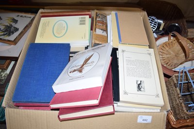 Lot 692 - BOX CONTAINING LARGE QUANTITY OF VARIOUS BOOKS...