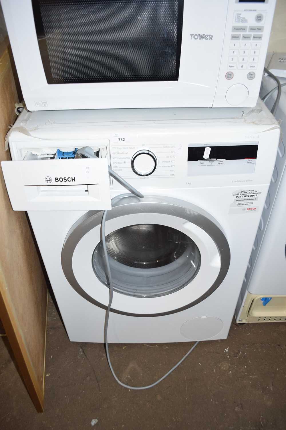 Lot 782 - BOSCH SERIE 4 WASHING MACHINE