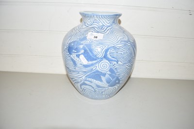 Lot 38 - LARGE MODERN CHINESE BLUE AND WHITE VASE...