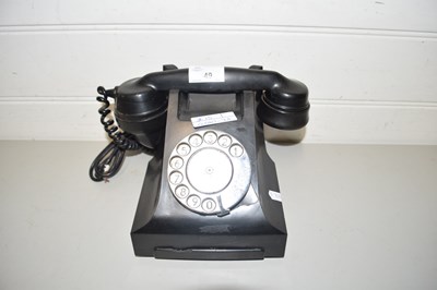 Lot 49 - VINTAGE BLACK TELEPHONE