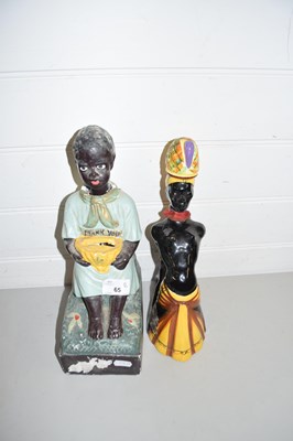 Lot 65 - TWO CERAMIC FIGURES, ONE MONEY BOX WITH...