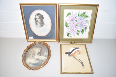 Lot 69 - CLASSICAL PRINT IN OVAL FRAME AND FURTHER...
