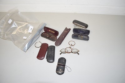 Lot 144 - BAG CONTAINING QUANTITY OF OLD SPECTACLES
