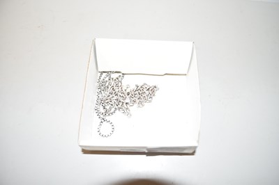 Lot 148 - BOX CONTAINING SILVER NECKLACE