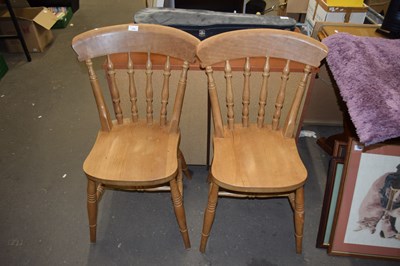 Lot 896 - PAIR OF KITCHEN CHAIRS