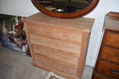 Lot 253 - VINTAGE PINE CHEST OF TWO SHORT OVER THREE...