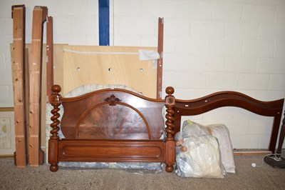 Lot 349 - LARGE AND IMPRESSIVE HALF TESTER BED, WITH...