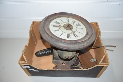 Lot 189 - REMAINS OF A CUCKOO CLOCK WITH MECHANISM