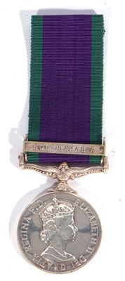 Lot 4 - ERII General Service medal with clasp for...
