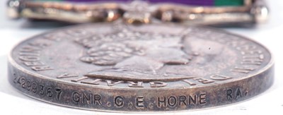 Lot 11 - ERII CSM with clasp Northern Ireland named to...