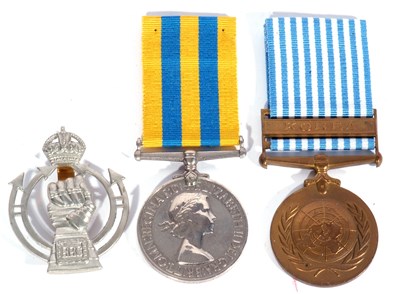 Lot 44 - Korean War pair of medals comprising ERII...